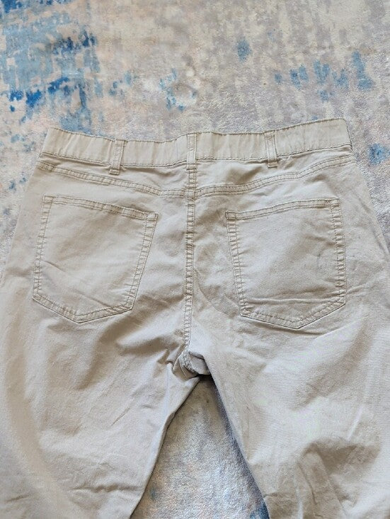 Mason Athletic Stretch Khaki Straight Fit 5-Pocket Pants Men's 34x32