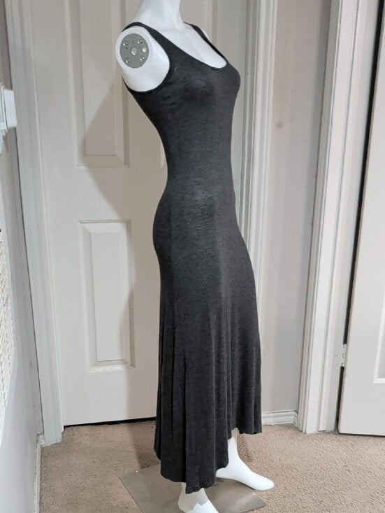 Walter Baker Classic Charcoal Scoop Tank Maxi Dress Women's XS