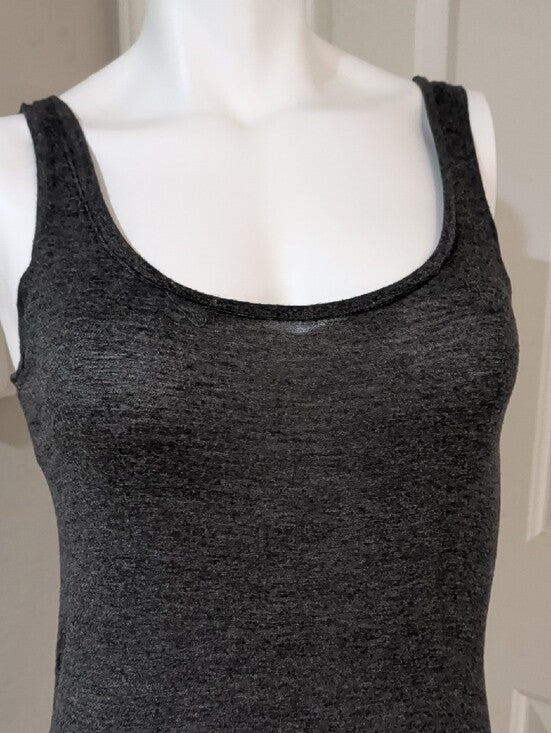 Walter Baker Classic Charcoal Scoop Tank Maxi Dress Women's XS