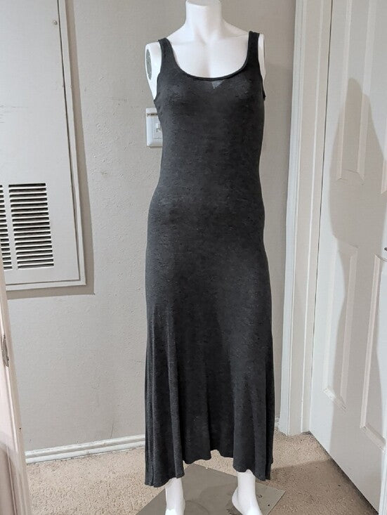 Walter Baker Classic Charcoal Scoop Tank Maxi Dress Women's XS