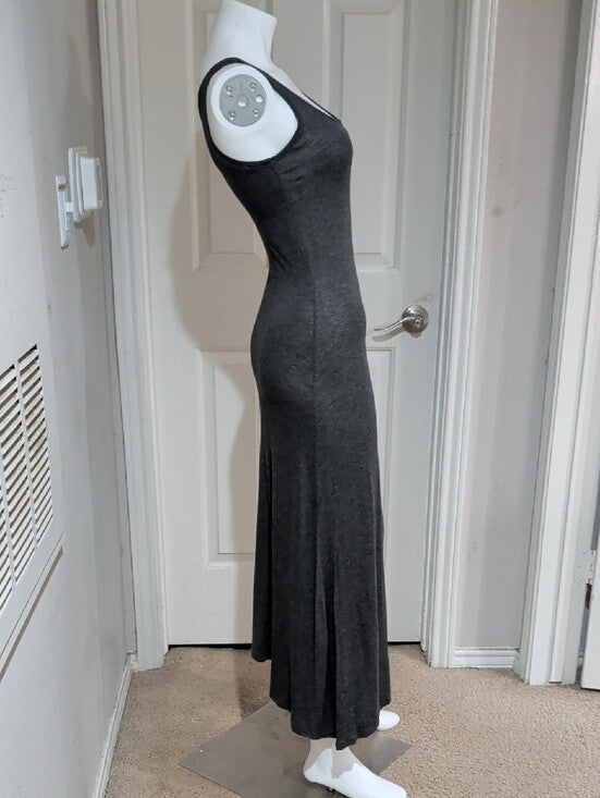 Walter Baker Classic Charcoal Scoop Tank Maxi Dress Women's XS