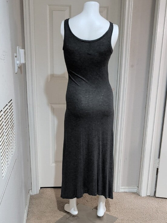 Walter Baker Classic Charcoal Scoop Tank Maxi Dress Women's XS