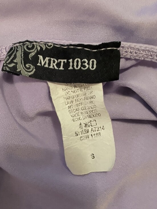 Retro MRT 1030 Lilac Bodycon Slip Dress Y2K Women's Small