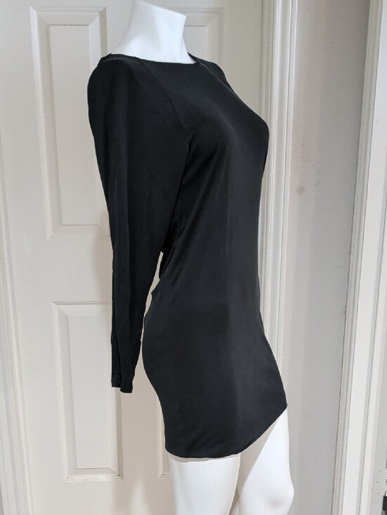 BCBGMaxAzria Black Women's Backless Shift Dress XS