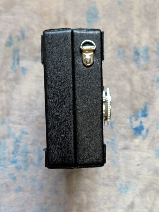 Vintage-Style Black Compact Film Camera Purse with Shoulder Strap - Lydia Camera Crossbag
