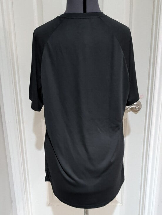 G Gradual Men's Black Athletic Performance Crew Neck T-Shirt - Large - New