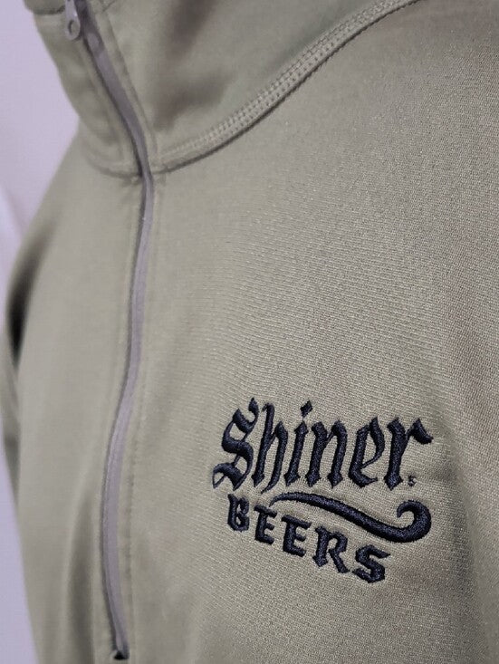 NWOT The North Face Olive Green Shiner Beer Men's Quarter-Zip Pullover - Large