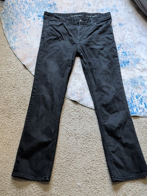 Calvin Klein Jeans Black Modern Boot Denim Men's 33x32