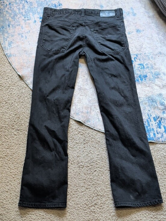 Calvin Klein Jeans Black Modern Boot Denim Men's 33x32
