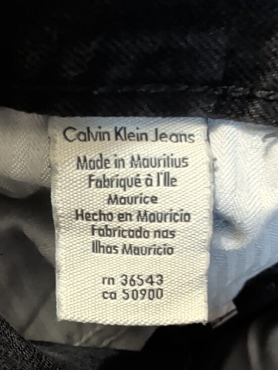 Calvin Klein Jeans Black Modern Boot Denim Men's 33x32
