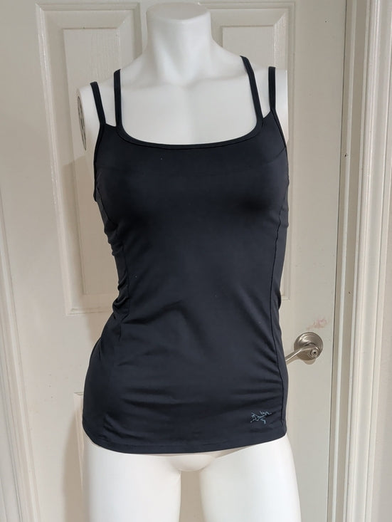 Arc'teryx Navy Blue Double-Strap Athletic Tank Top Racerback Women's XS