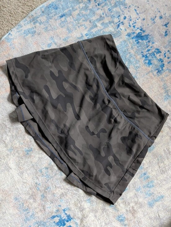 Soothfeel Green Camo Athletic Mini Skort Women's Small