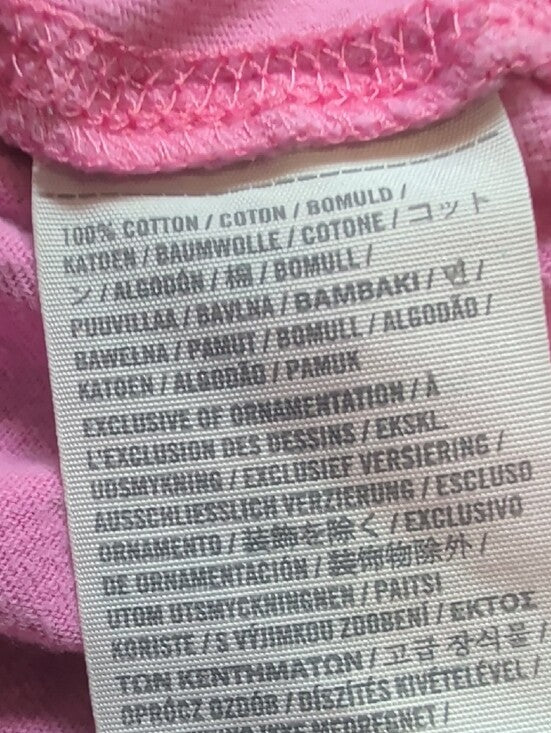 Y2K Abercrombie & Fitch Pink Graphic Short Sleeve Retro Tee Women's Large