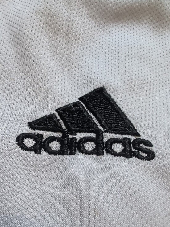 Adidas Real Madrid Kids Home Jersey - White/Gold Youth Small (YS)/22