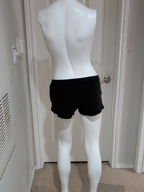 Brandy Melville Black Waffle-Knit Athletic Shorts Women's Small