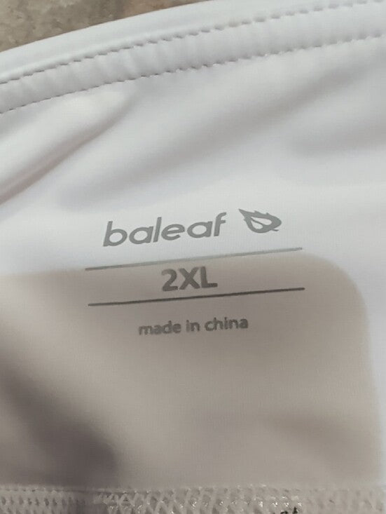 Baleaf White Athletic Skort with Pleated Skirt Women's 2XL