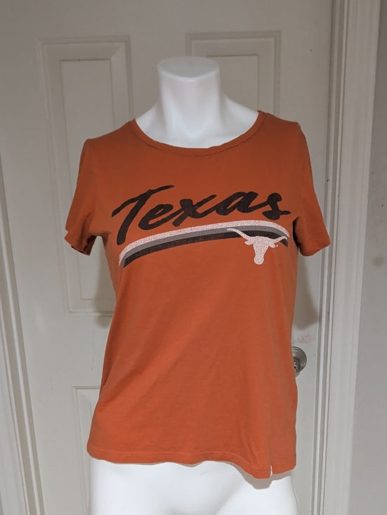Vintage '47 Women’s UT Texas Longhorn Graphic Short Sleeve Tee - Burnt Orange Small