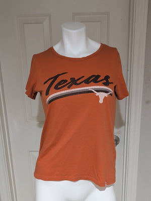 Vintage '47 Women’s UT Texas Longhorn Graphic Short Sleeve Tee - Burnt Orange Small