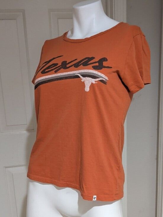 Vintage '47 Women’s UT Texas Longhorn Graphic Short Sleeve Tee - Burnt Orange Small