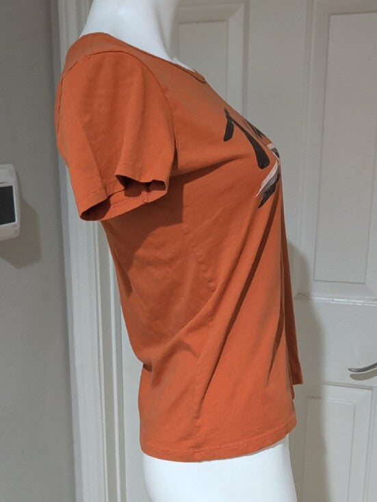 Vintage '47 Women’s UT Texas Longhorn Graphic Short Sleeve Tee - Burnt Orange Small