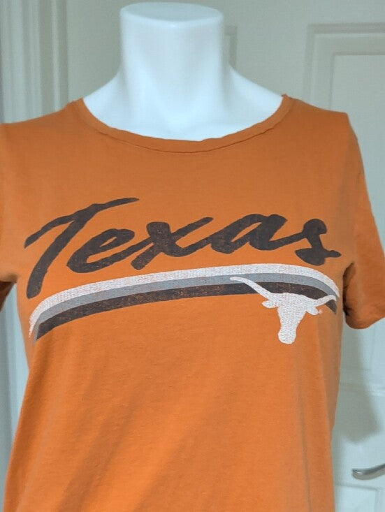 Vintage '47 Women’s UT Texas Longhorn Graphic Short Sleeve Tee - Burnt Orange Small