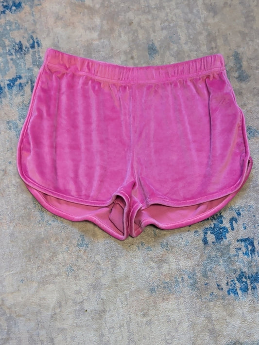 Juicy Couture Hot Pink Velour Athletic Shorts Women's Medium Y2K