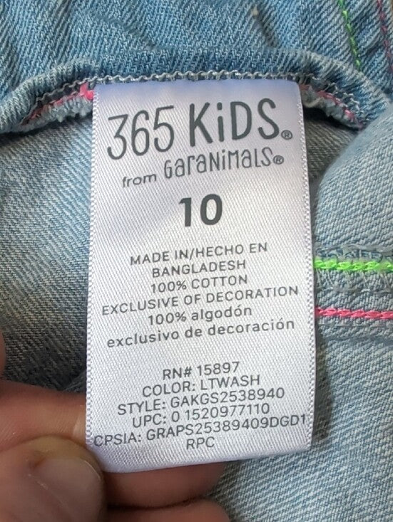 365 Kids by Garanimals Sunny Days 100% Cotton Jumper Girls 10