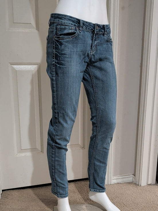Vintage ZCO Jeans 90s Slim Straight McBling Embroidered Jeans Women's 11 Y2K