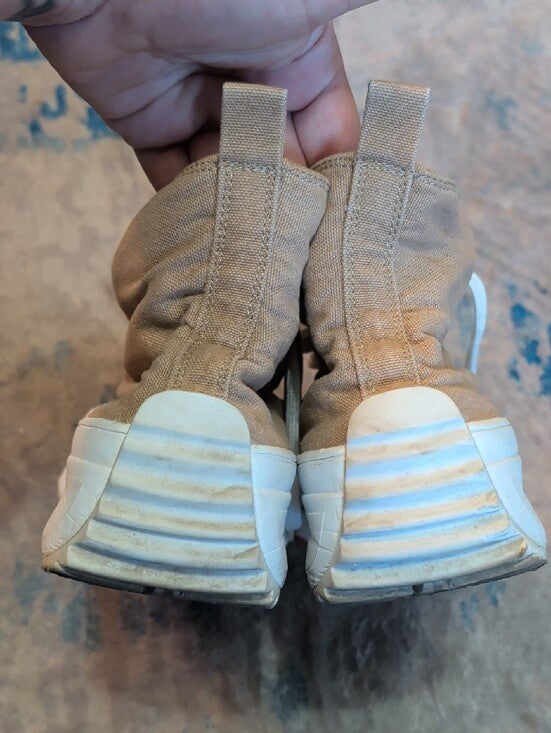 Ccocci Beige High-Top Canvas Platform Sneakers Women's 8.5 US