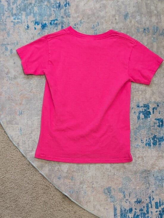 Kids Las Vegas Graphic Tee in Hot Pink Girls Small