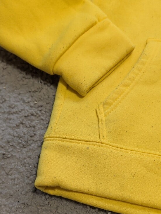 Kids' Yellow Hoodie with Gear Logo Small Unisex