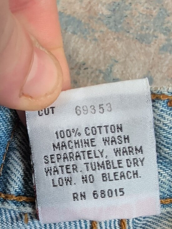 Vintage 2002 Release Bongo Light Wash High-Rise Button-Fly Denim Shorts Sz 1 Y2K