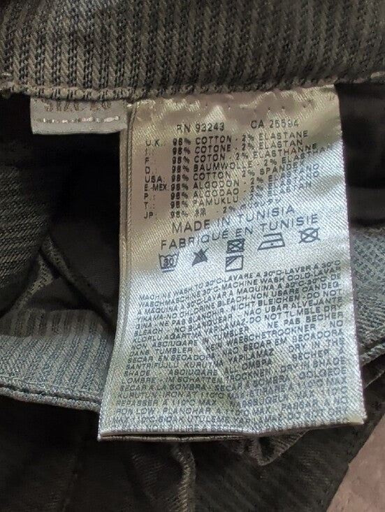 Diesel Olive Green Corduroy Cuffed Shorts Women's 28