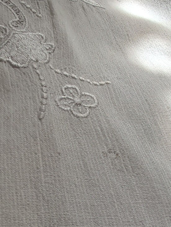 Vintage Y2K/Retro Anna Matiche Cream Embroidered Western Button-Down – Unisex / Fits Men's Medium
