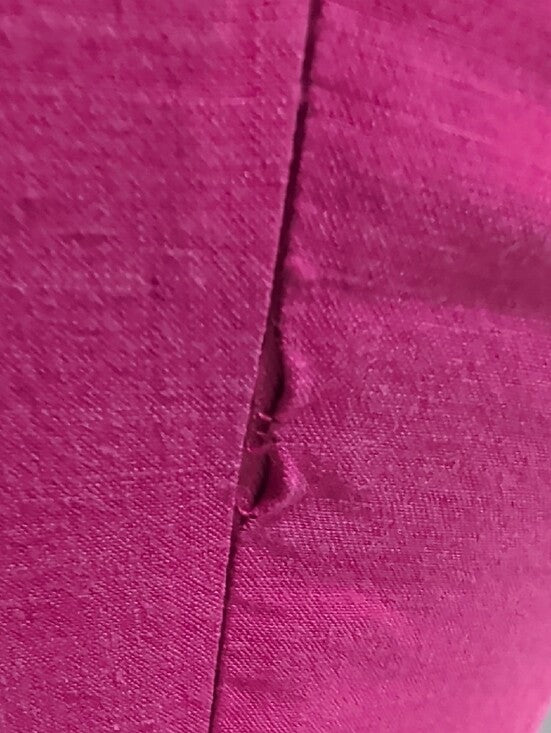Amy Matto Hot Pink Sleeveless Linen Mini Dress Women's 4 US