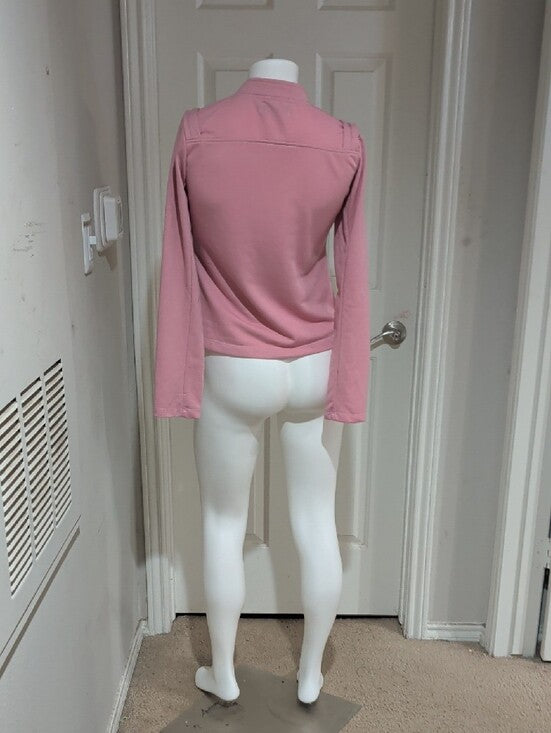 Retro 2012 Diesel Pink Snap-Front Lightweight Blazer Jacket Women's Medium Y2K