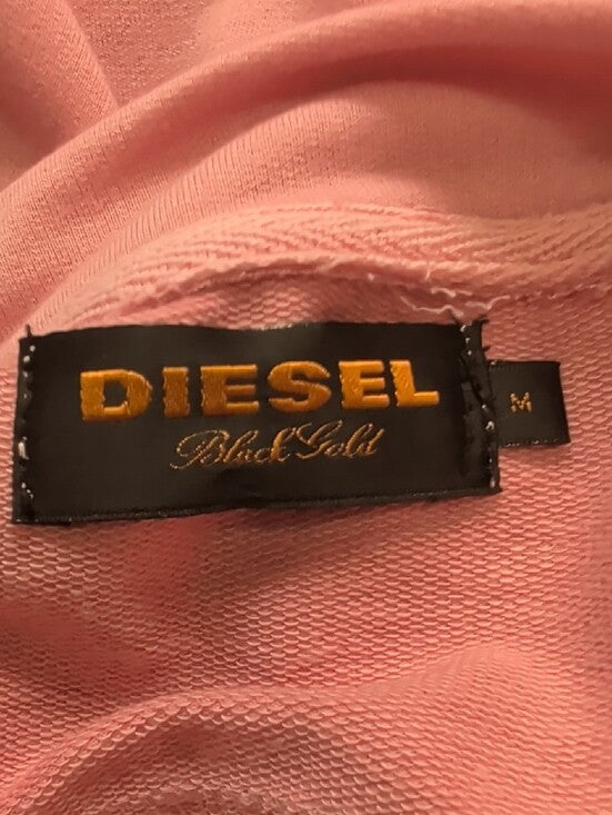 Retro 2012 Diesel Pink Snap-Front Lightweight Blazer Jacket Women's Medium Y2K