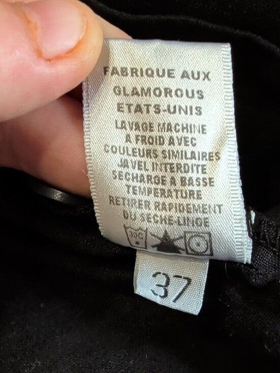 Authentic VTG Juicy Couture Black Two-Button Tailored Blazer Women's S Y2K 90s