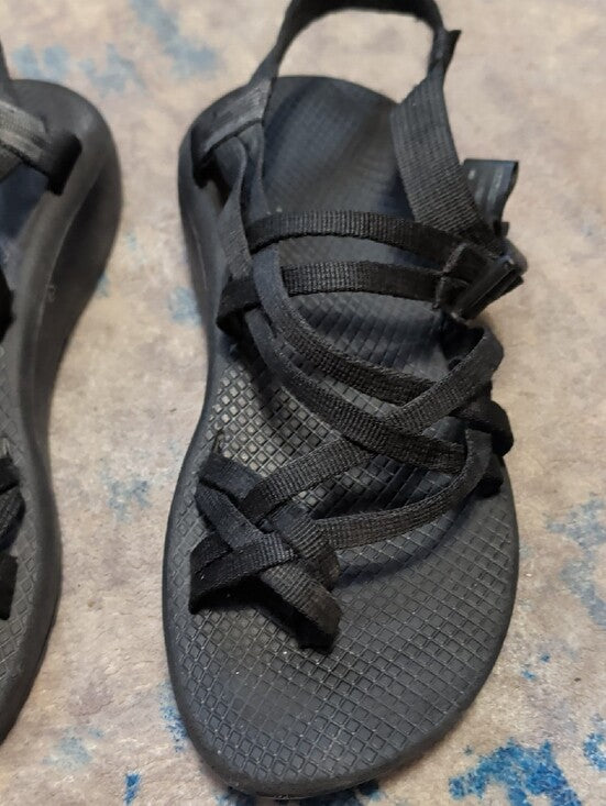 Chaco Zx2 Classic Athletic Strappy Sandals Womens 10 Black Adjustable