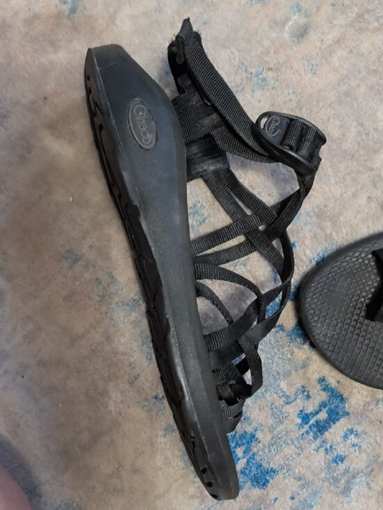 Chaco Zx2 Classic Athletic Strappy Sandals Womens 10 Black Adjustable