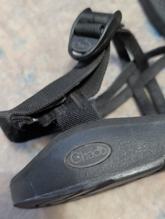 Chaco Zx2 Classic Athletic Strappy Sandals Womens 10 Black Adjustable