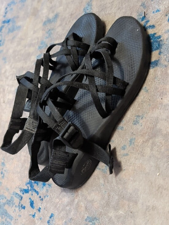 Chaco Zx2 Classic Athletic Strappy Sandals Womens 10 Black Adjustable