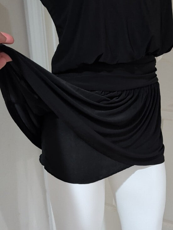 21 Saints Black Halter Mini Dress Y2K Style 2000s 90s Women's Small
