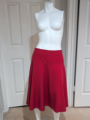 Edyn Clothing Crimson Circle Skirt with Wide Waistband Women's M/L