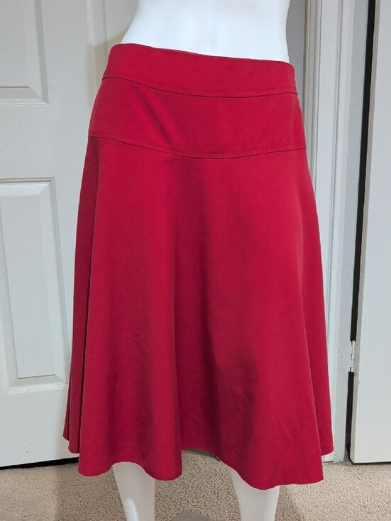 Edyn Clothing Crimson Circle Skirt with Wide Waistband Women's M/L
