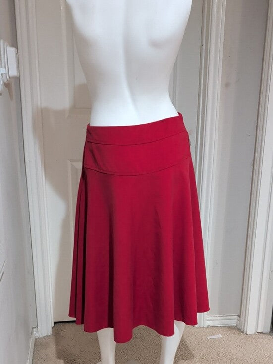 Edyn Clothing Crimson Circle Skirt with Wide Waistband Women's M/L