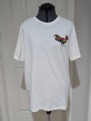 Sendero Provisions Co. White Rooster Graphic Crewneck T-Shirt Men's Large