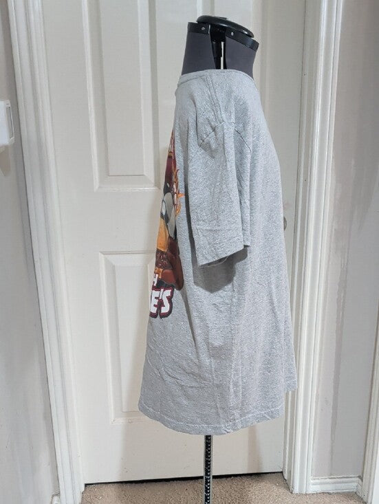 Buc-ees Light Gray Short-Sleeve Logo Tee Men's XL