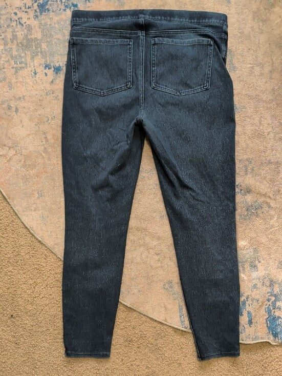 SPANX Dark Indigo Pull-On Jeggings - Sleek Skinny Fit Women's XL