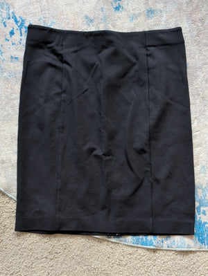NWOT Ann Taylor Tailored Stretch  Black Pencil Skirt Women 12 Petite